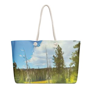 Oversized weekender bag