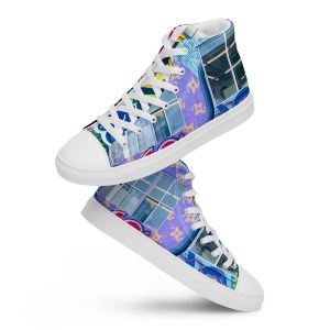 Women’s high top canvas shoes