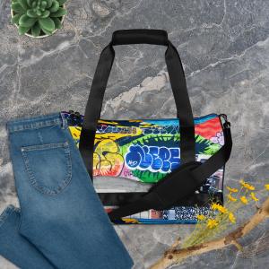 All-over print gym bag