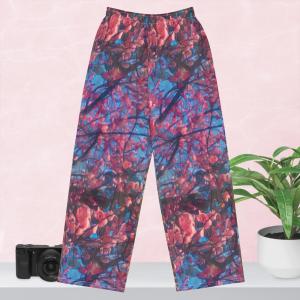 All-over print unisex wide-leg pants