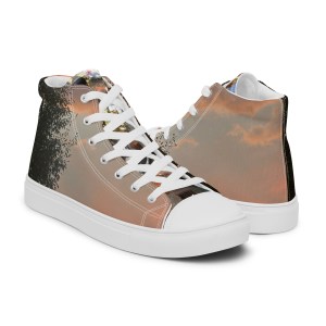 Men’s high top canvas shoes