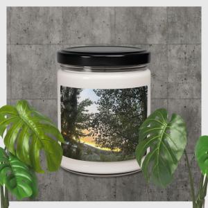 Scented soy candle