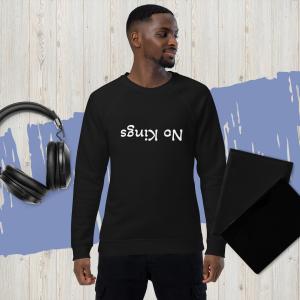 Unisex organic raglan sweatshirt
