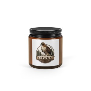 Amber jar soy candle